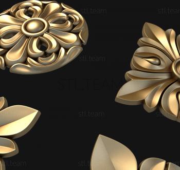 3D модель Мелкие цветочки (STL)